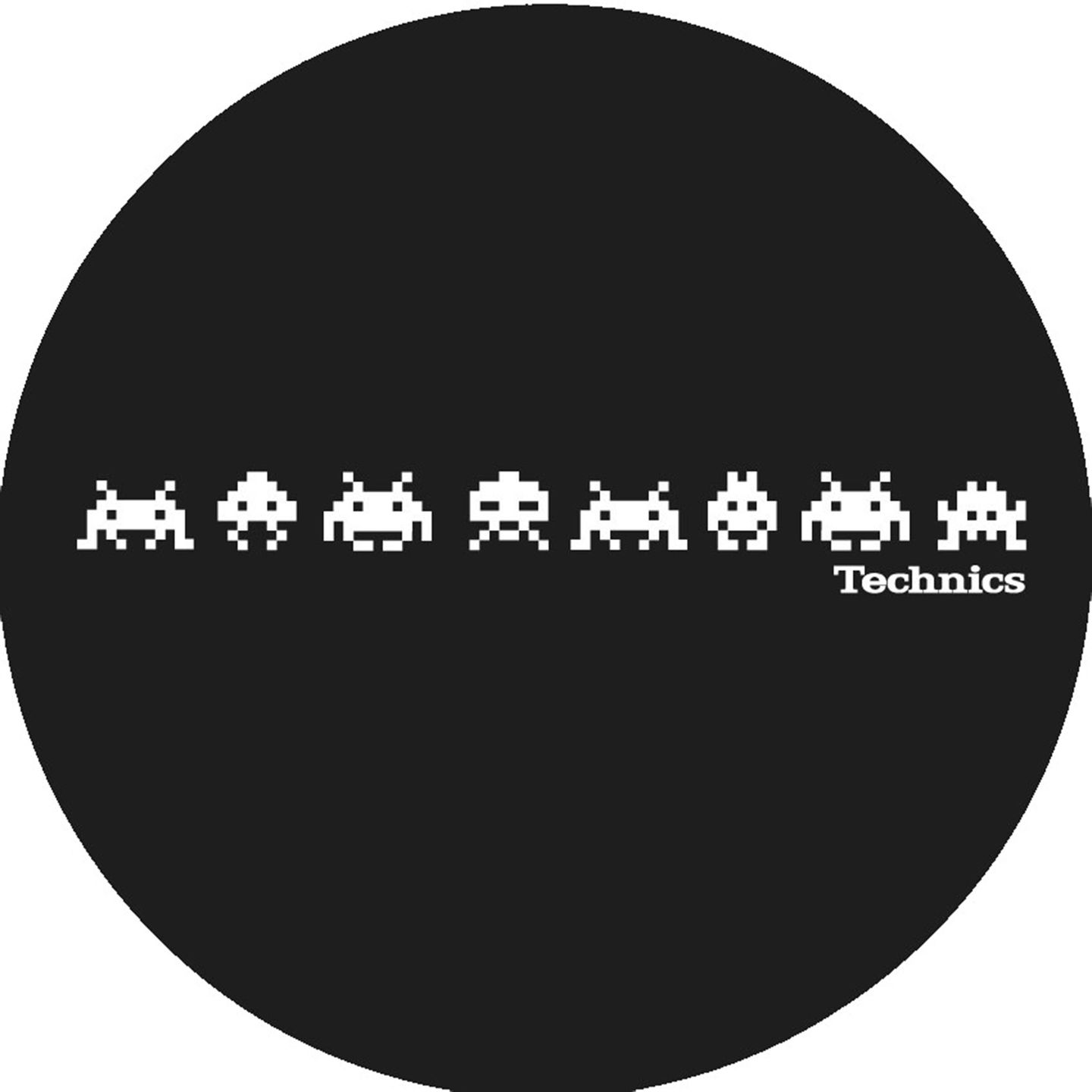 Technics Simple Space Invaders Slipmats