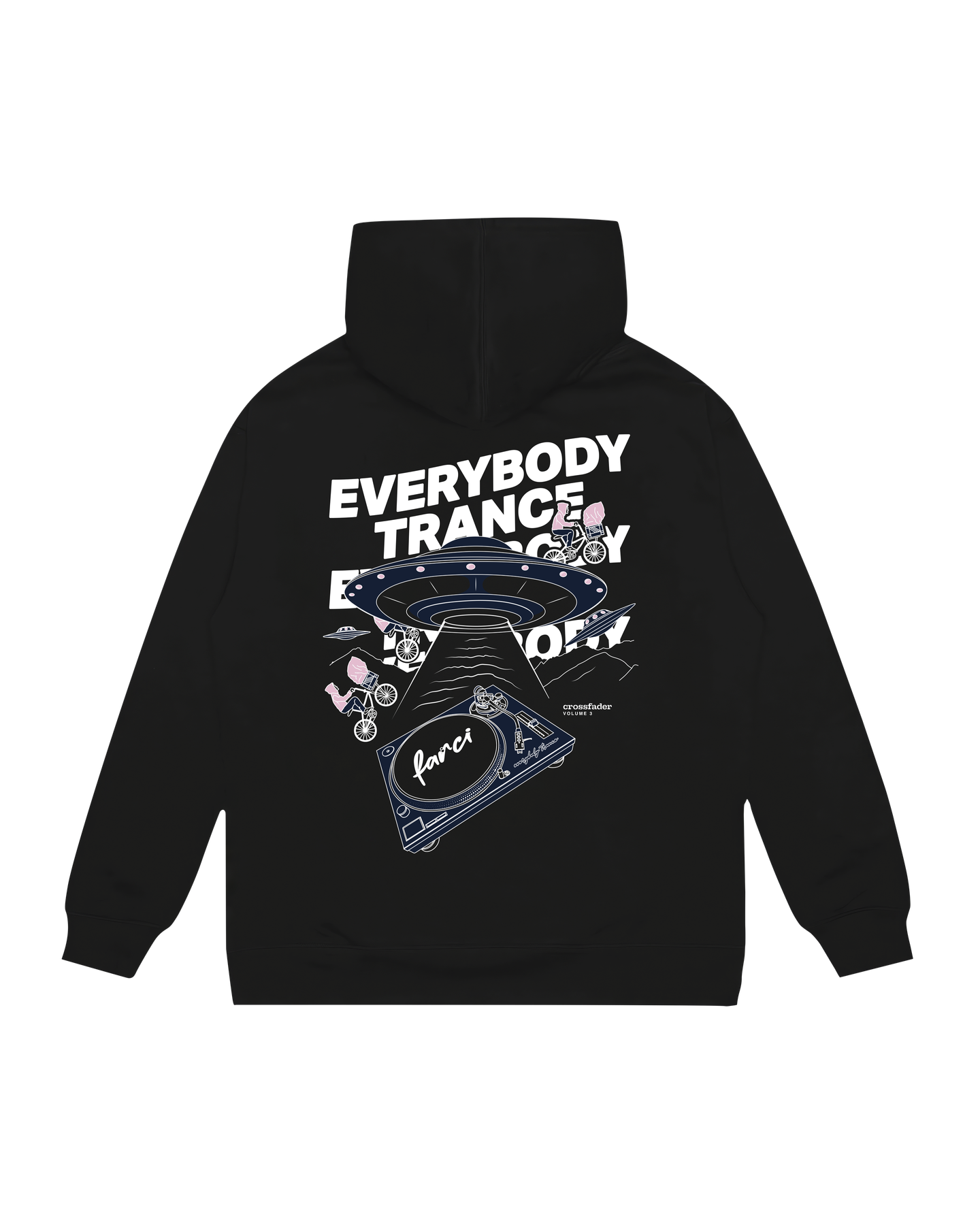 FARCI-STUDIO - HOODIE TRANCE BLACK