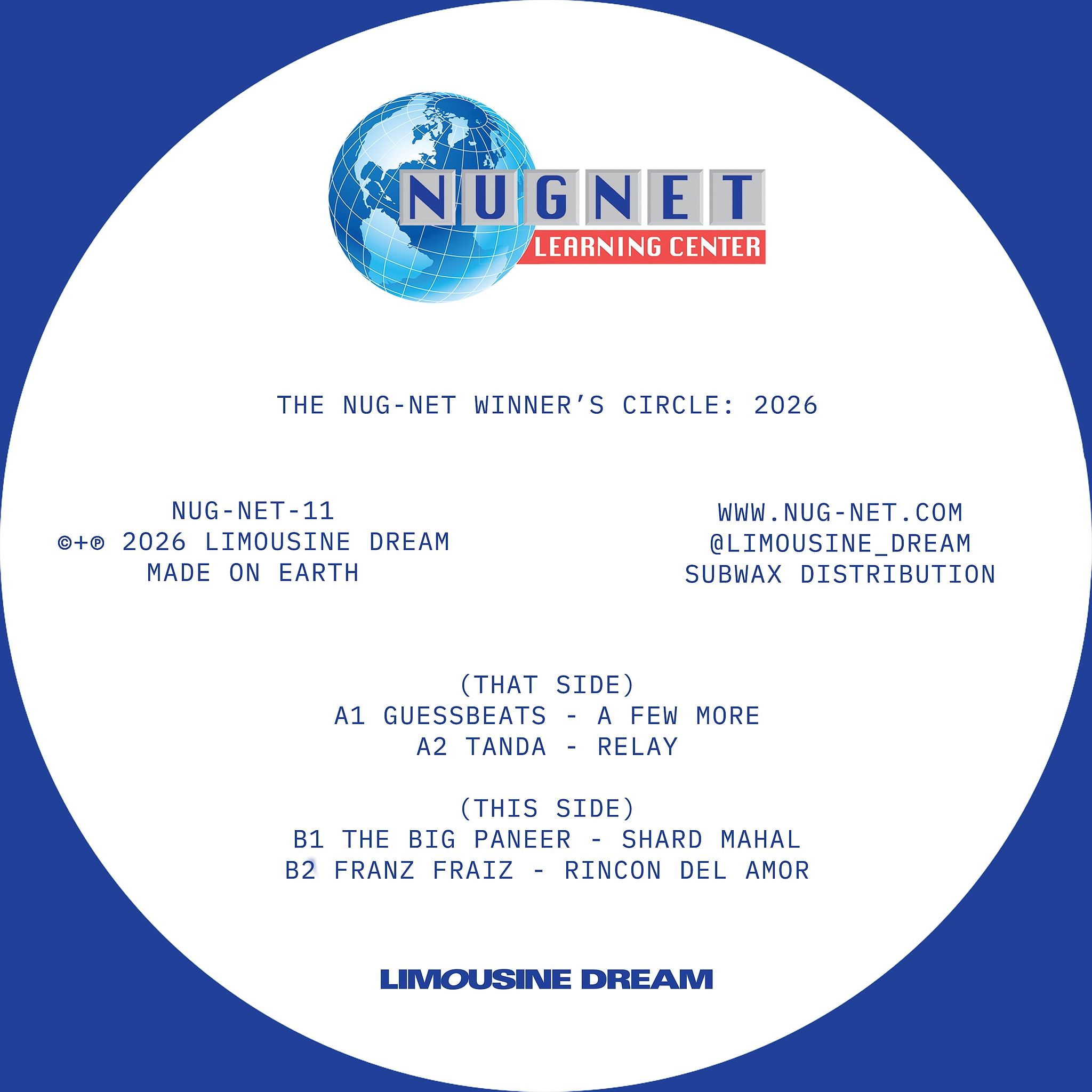Various Artists - The Nug-Net Winner’s Circle: 2026 | Nug-Net (NUG-NET-11)