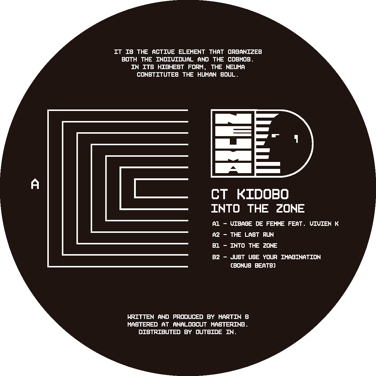 CT Kidobó - Into The Zone EP | Nuema Records (NMA001)