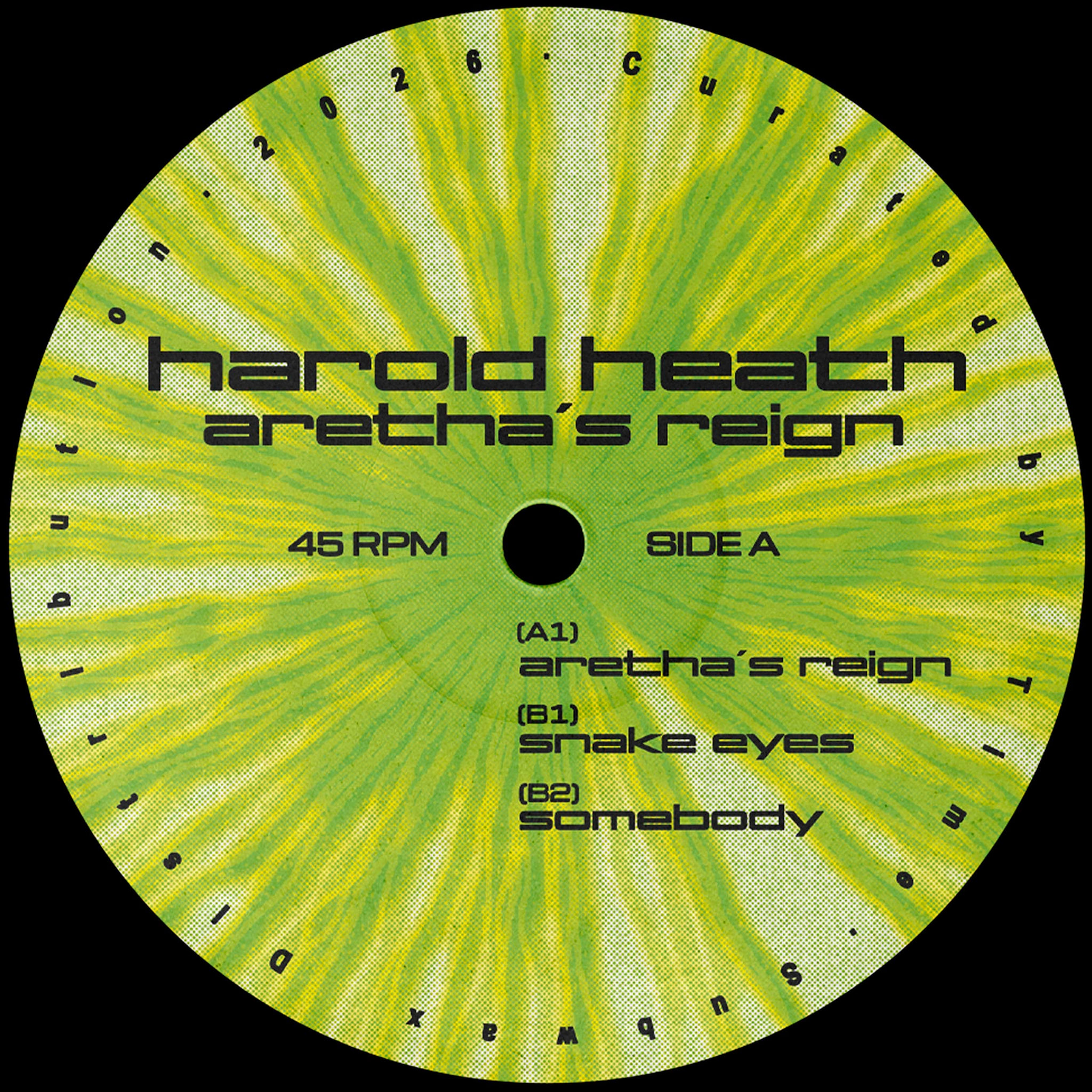 Harold Heath - Aretha's Reign | Curated By Time (BYTIME016)