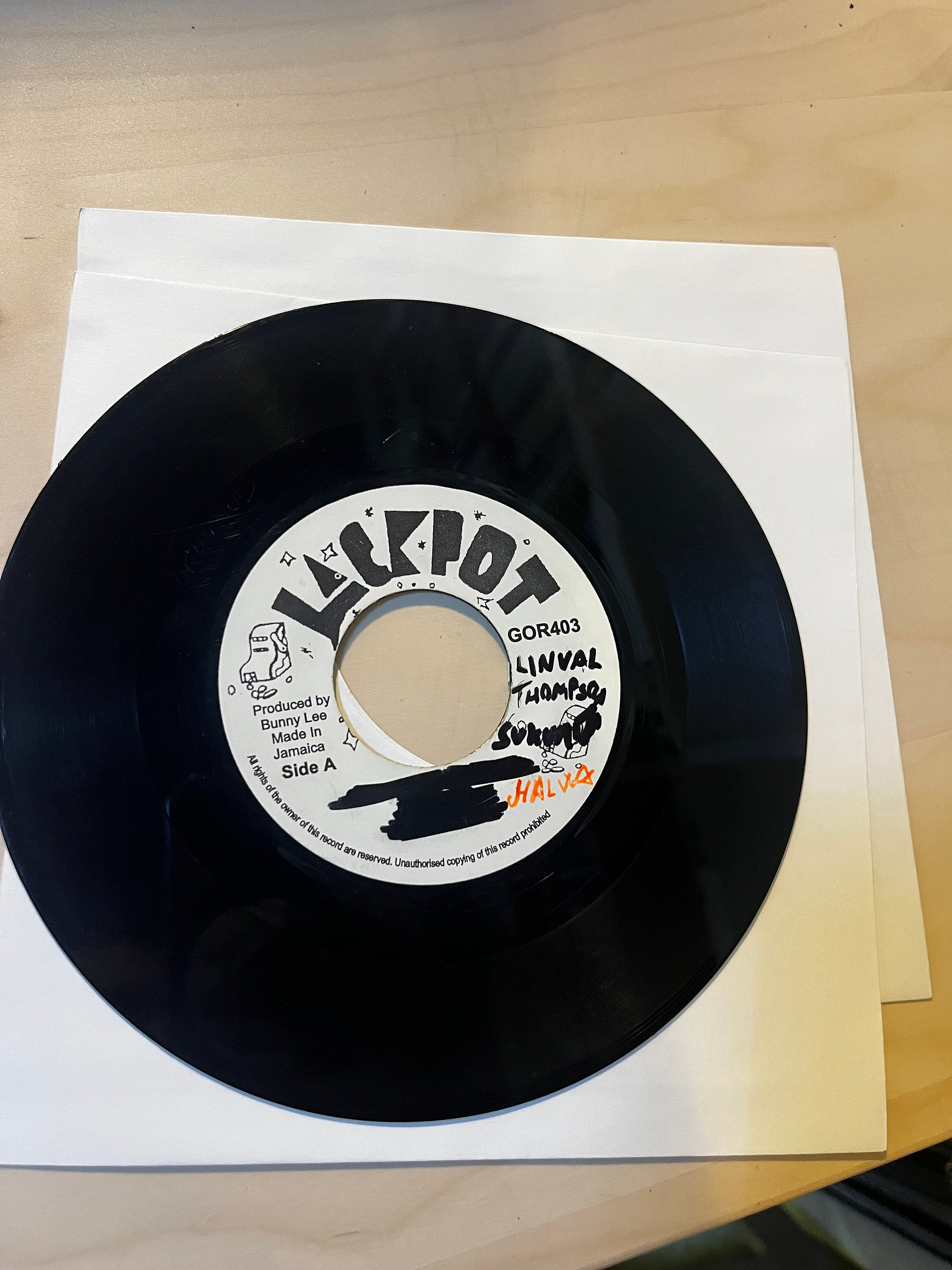 Linval Thompson / King Tubby & The Aggrovators - Sukumaka | Jackpot (GOR402)
