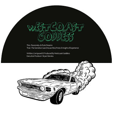Westcoast Goddess – Flute Dreams vinyl cover