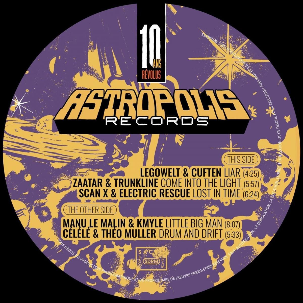 Various - 10 Ans Révolus EP2 | Astropolis Records (AR17EP2) - main