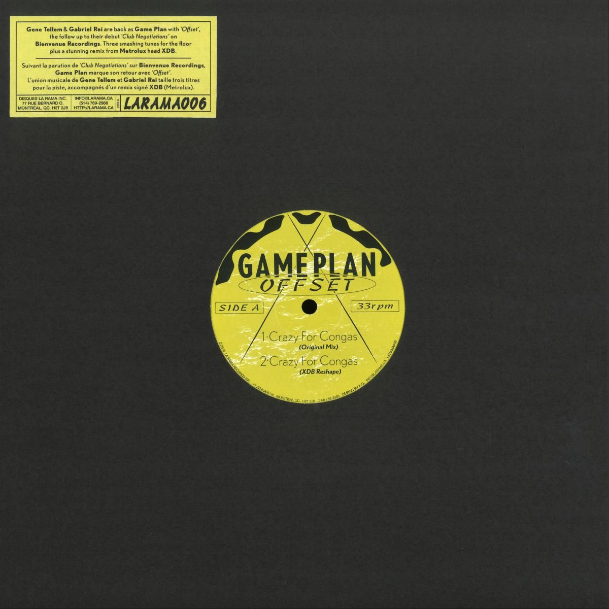 Game Plan - Offset | La Rama Records (LARAMA006)