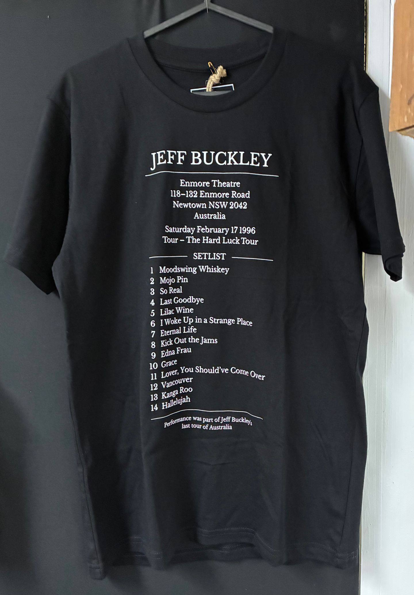 RATTLE AND ROLL - JEFF BUCKLEY ENMORE T SHIRT - MEDIUM - main