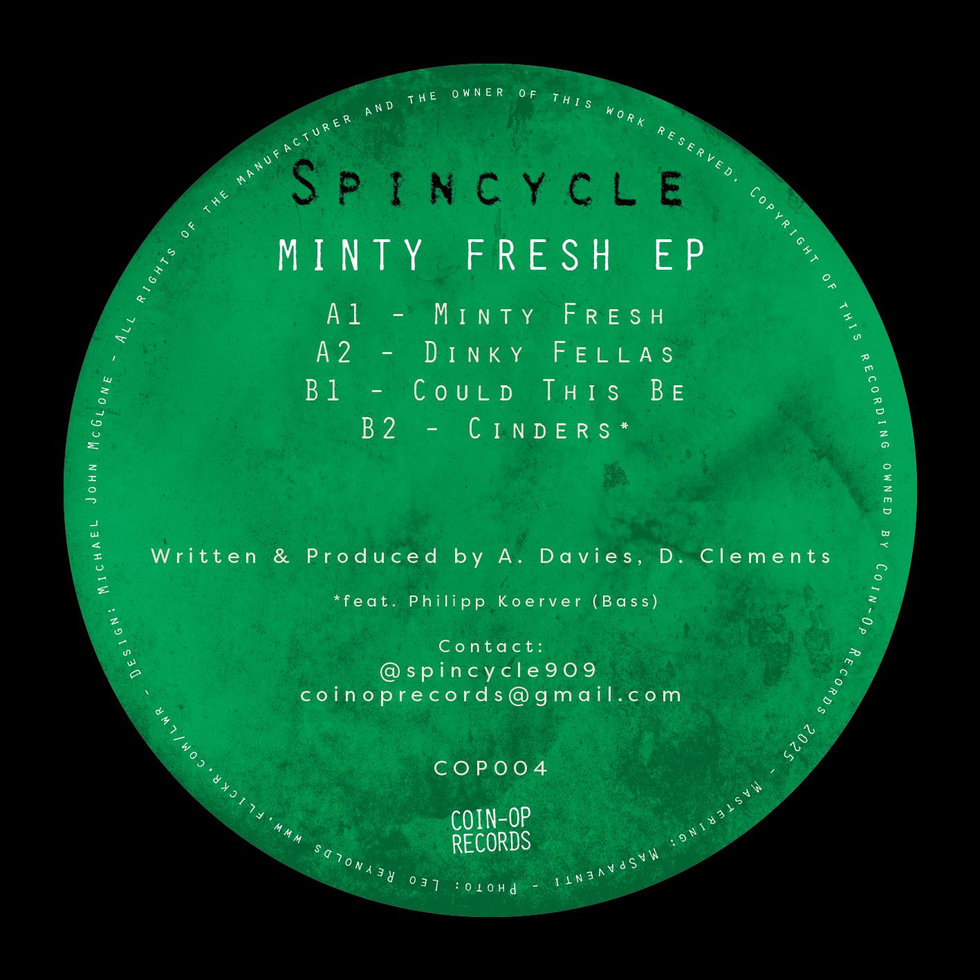 Spincycle - Minty Fresh EP | Coin-Op Records (COP004) - main Spincycle - Minty Fresh EP | Coin-Op Records (COP004) - main