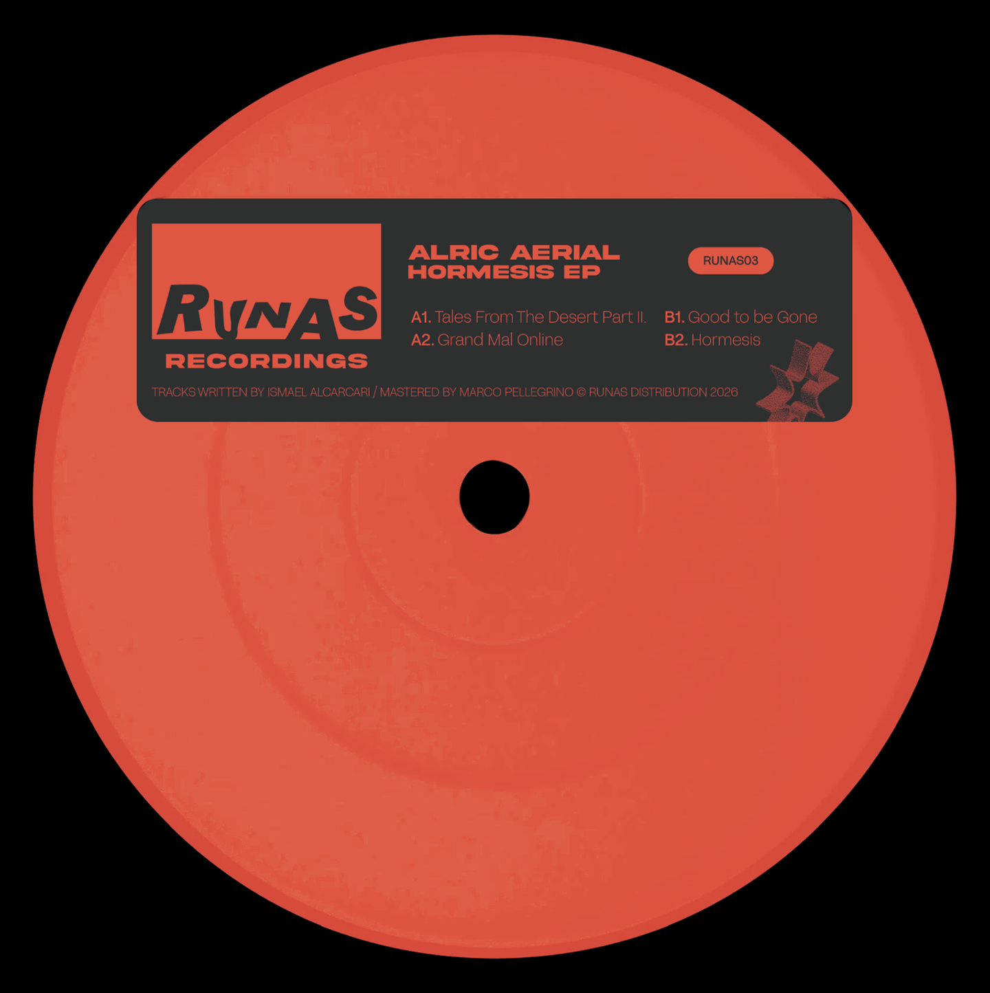 Alric Aerial - Hormesis EP | Runas Recordings (RUNAS03) - main