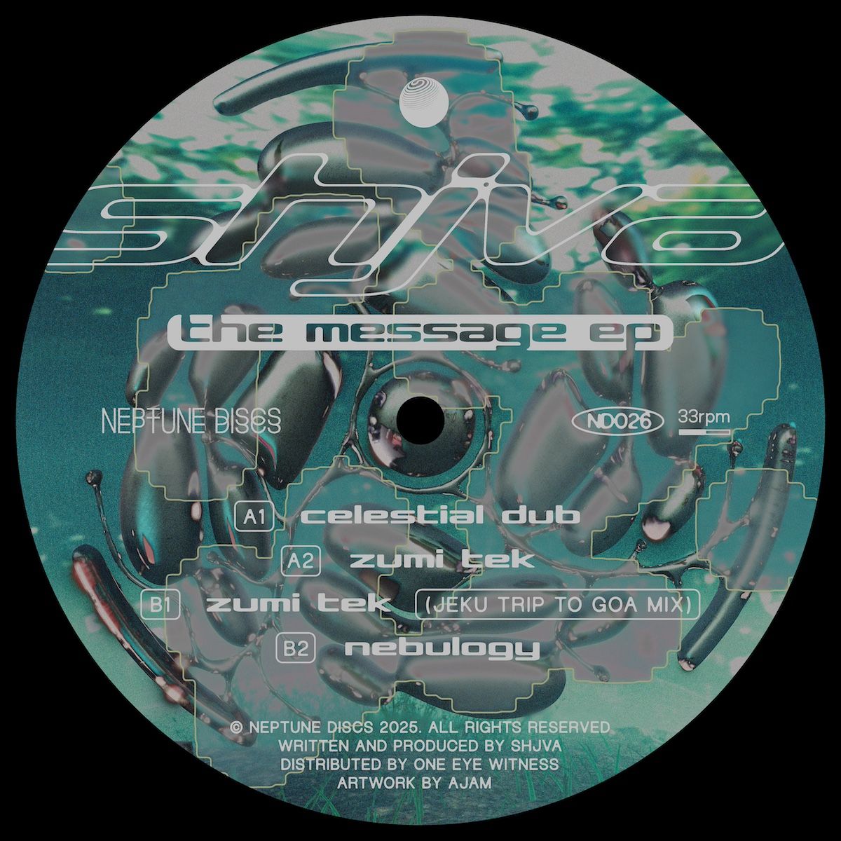 Shjva - The Message EP (Repress) | Neptune Discs (ND026) - main Shjva - The Message EP (Repress) | Neptune Discs (ND026) - main