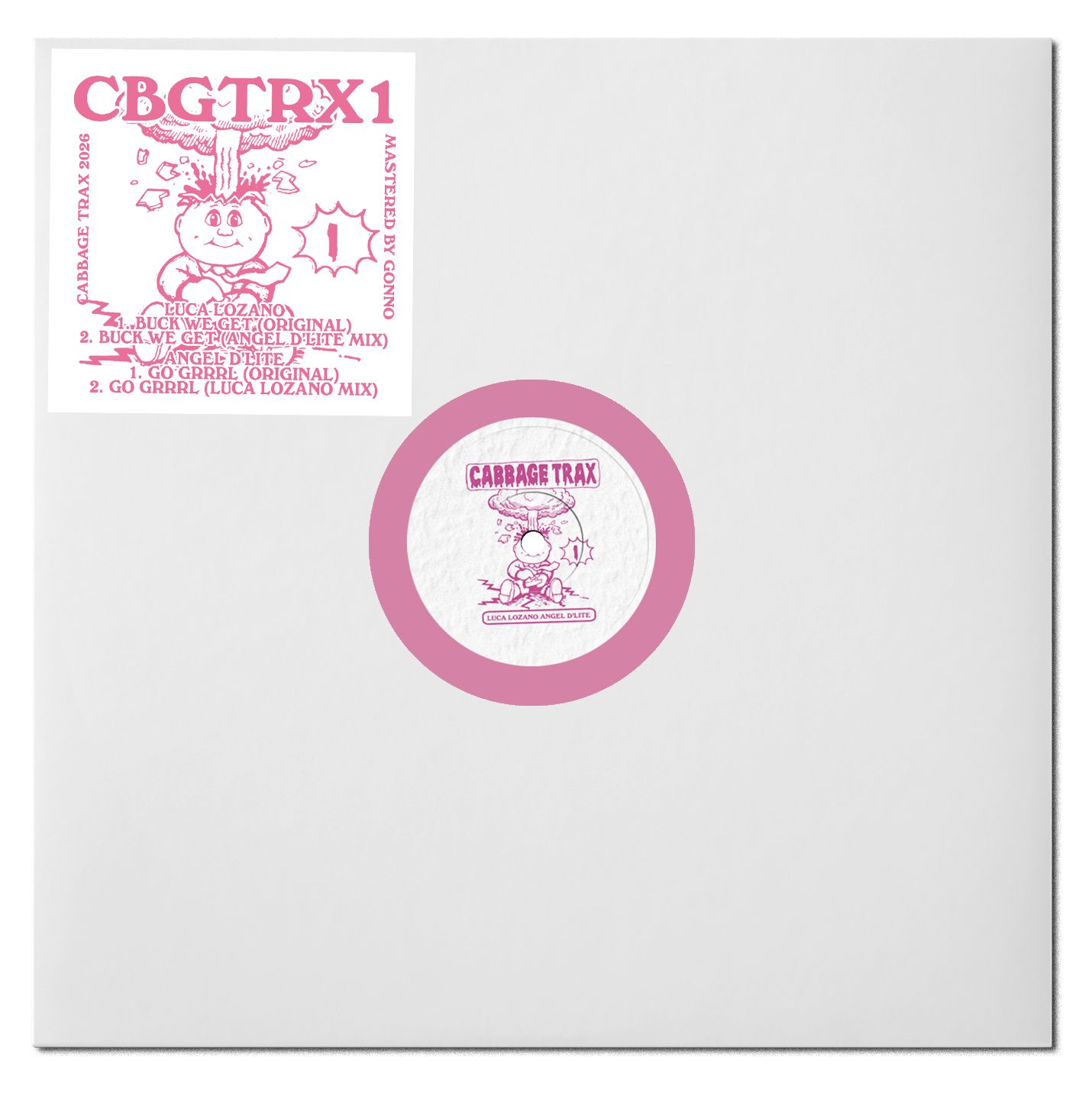 Luca Lozano  &  Angel D'Lite - CABBAGE TRAX 1 | Klasse Wrecks (CBGTRX1) - main