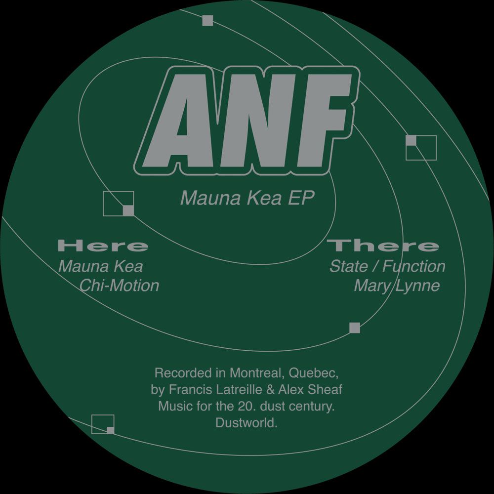 ANF - Mauna Kea EP | DustWORLD (DWLD007) ANF - Mauna Kea EP | DustWORLD (DWLD007)
