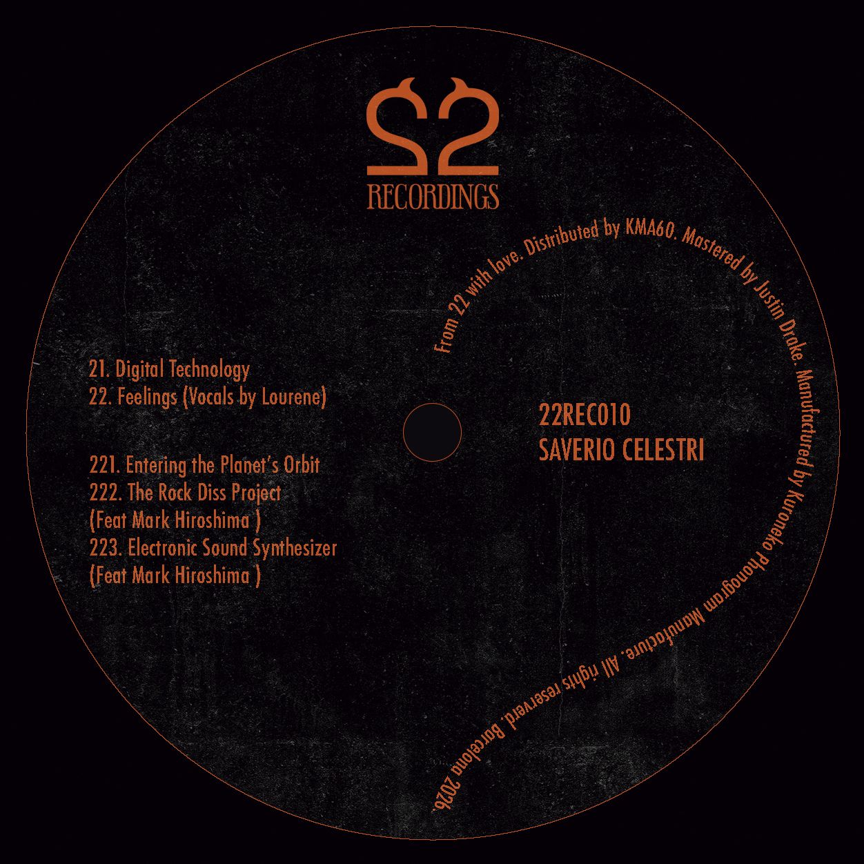 Saverio Celestri - 22REC010 - Capitulo X :  “Digital Technology” | 22Recordings (22REC010) - 3