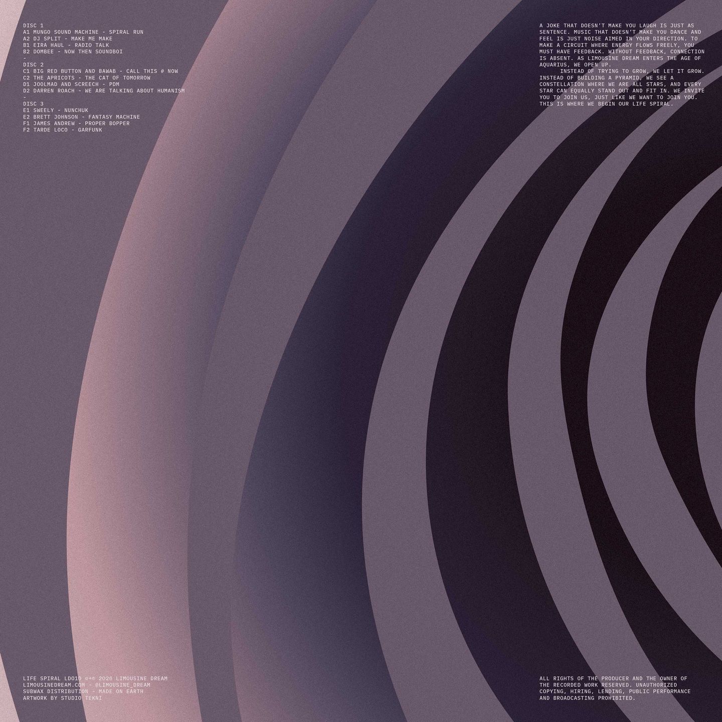 Various - Life Spiral | Limousine Dream (LD010) - 2