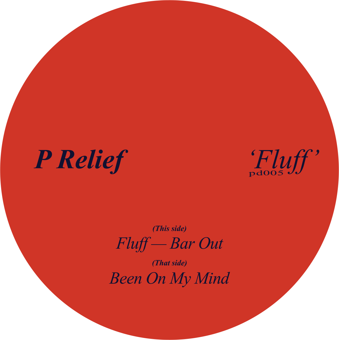 P Relief - Fluff | P&D (pd005)