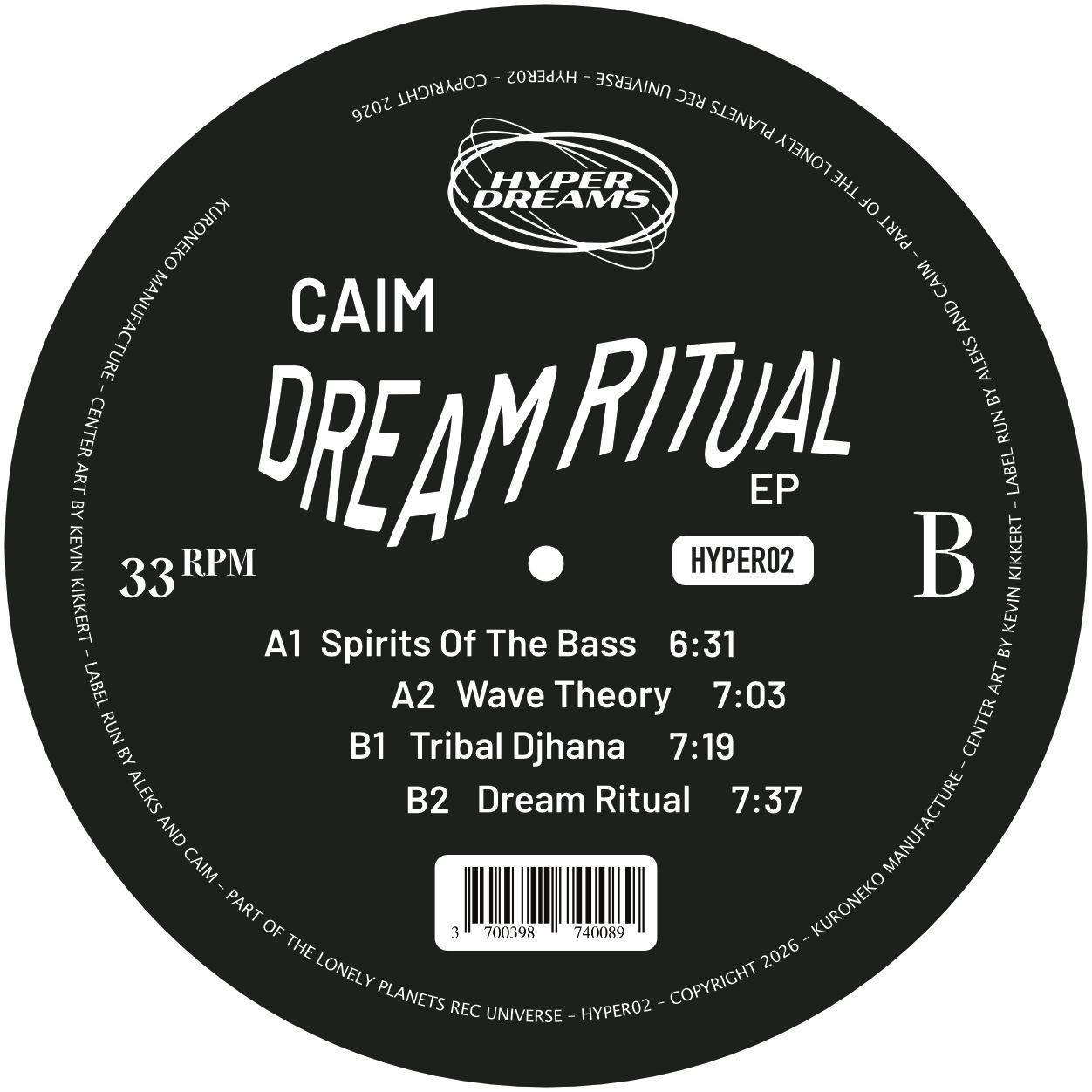 Caim - Dream Ritual EP | Hyperdreams (HYPER02)
