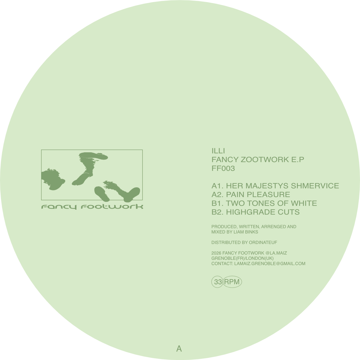 illi - Fancy Zootwork | Fancy Footwork (FF003)
