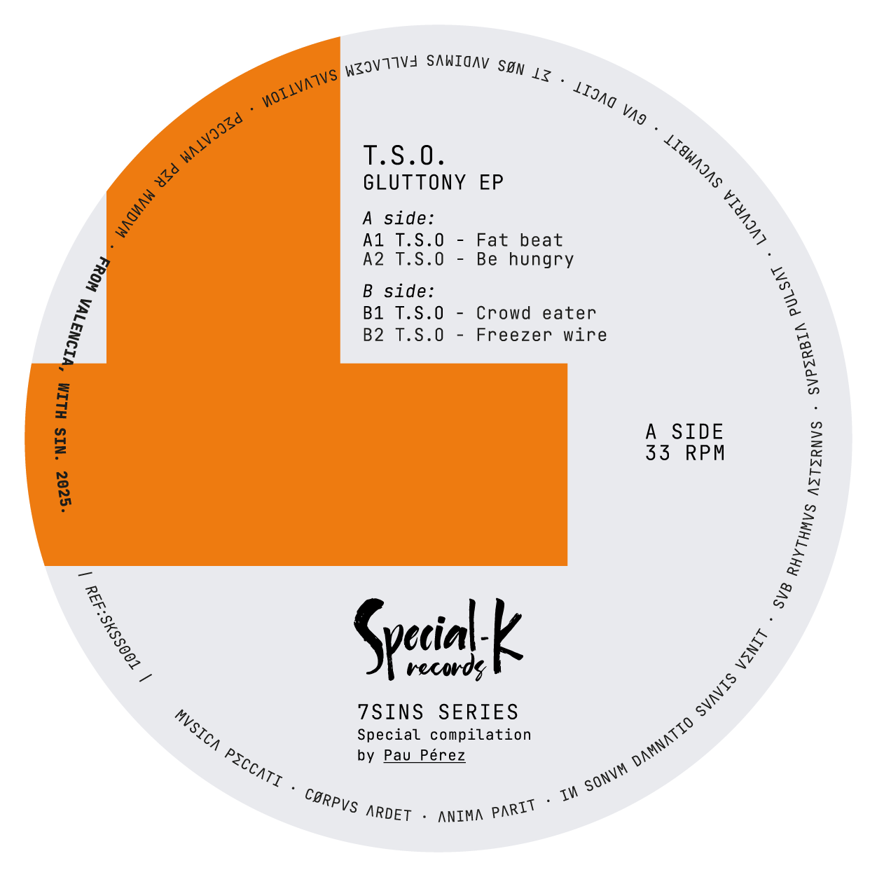 T.S.O. - Gluttony EP | Special-K Records (SKSS001) T.S.O. - Gluttony EP | Special-K Records (SKSS001)