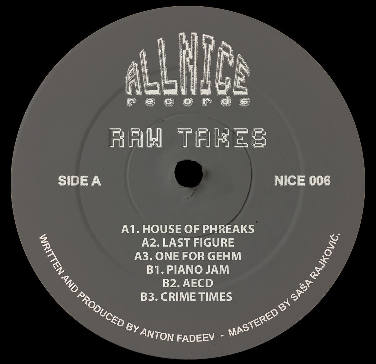 Raw Takes - House Of Phreaks EP | All Nice Records (NICE006)