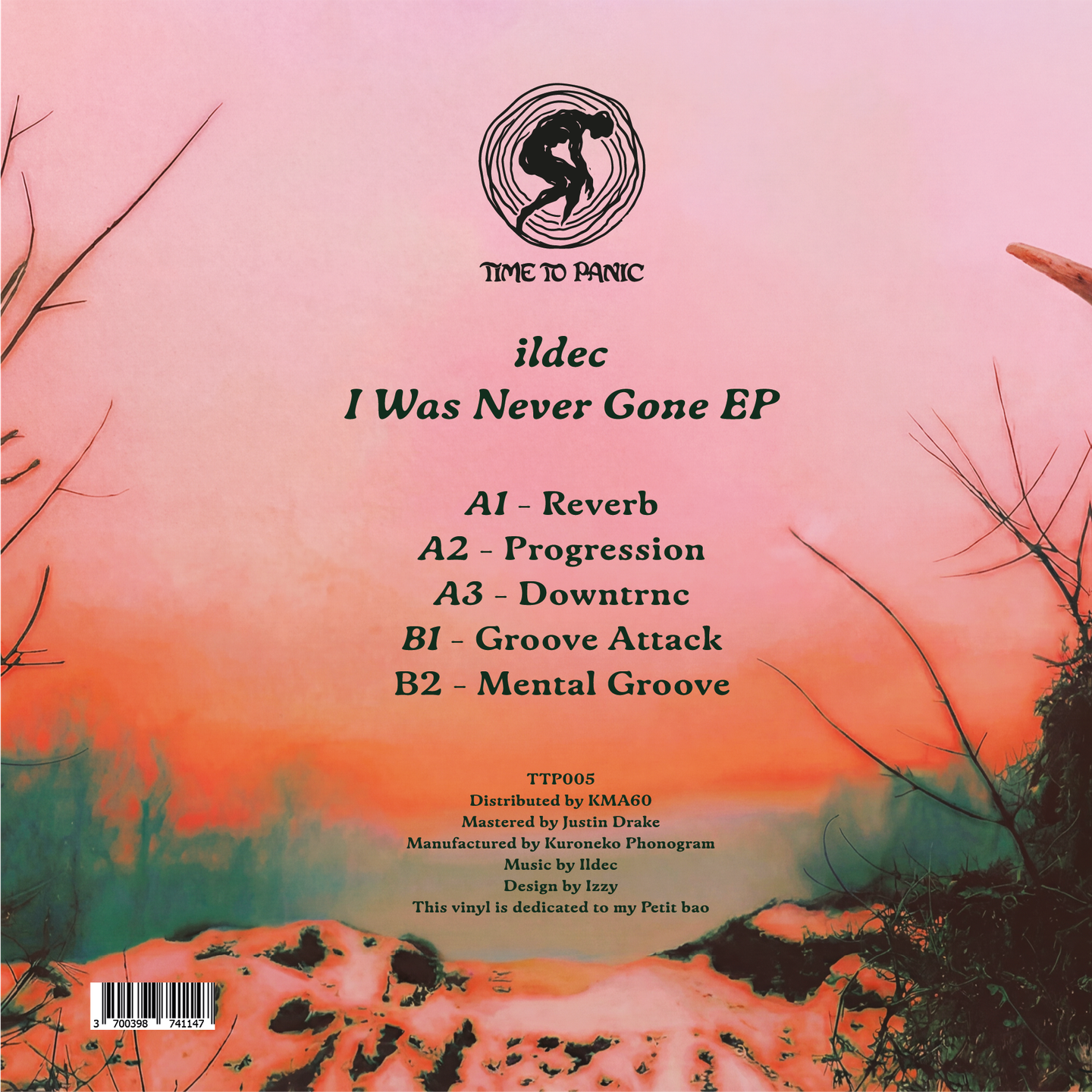 Ildec - I Was Never Gone | Time To Panic Records (TTP005) - 2