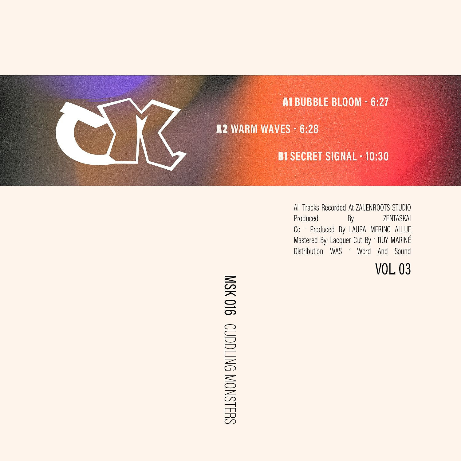 Cuddling Monsters - Cuddling Monsters Vol. 3 | Mask (msk16)