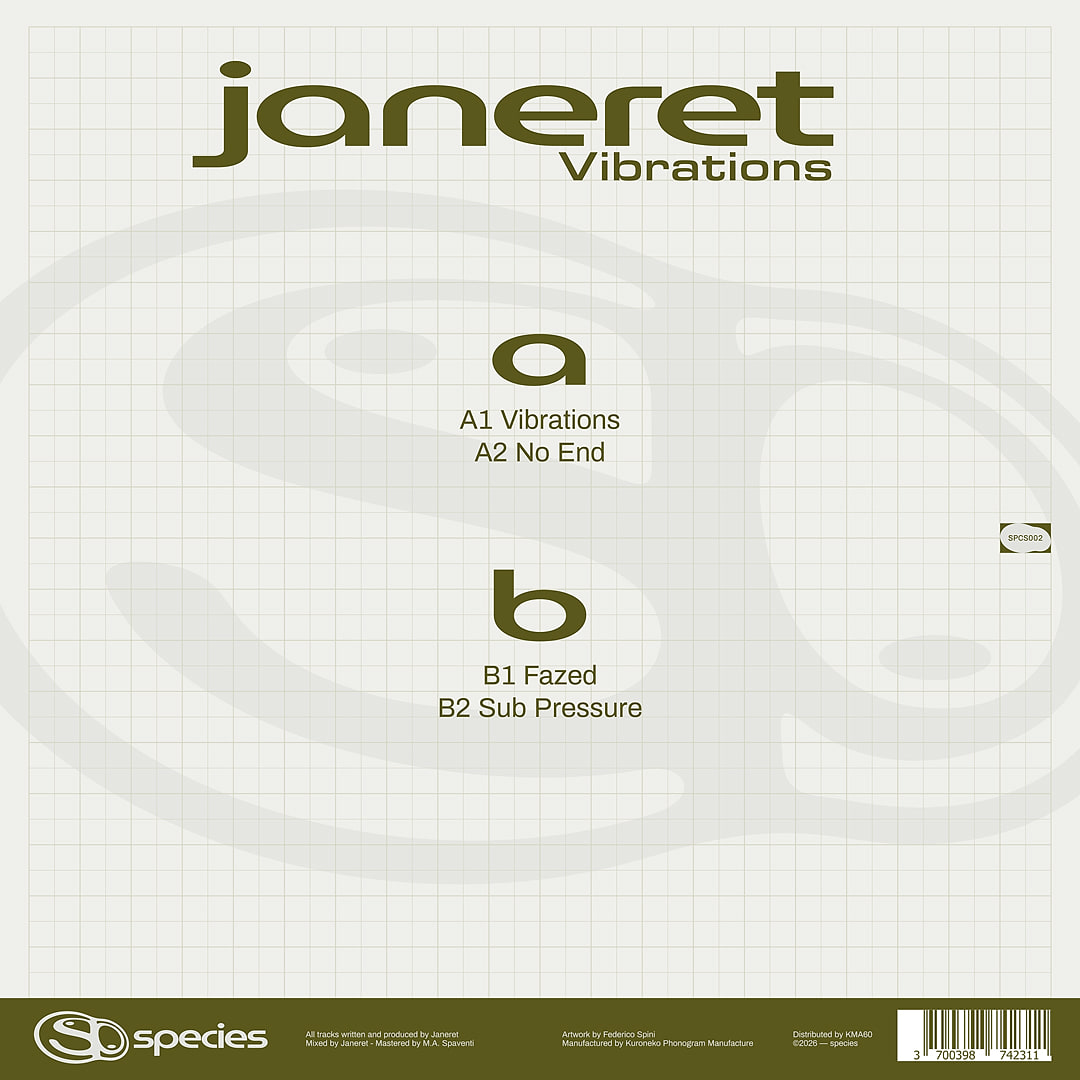 Janeret - Vibrations | Species (SPCS002) - 2 Janeret - Vibrations | Species (SPCS002) - 2
