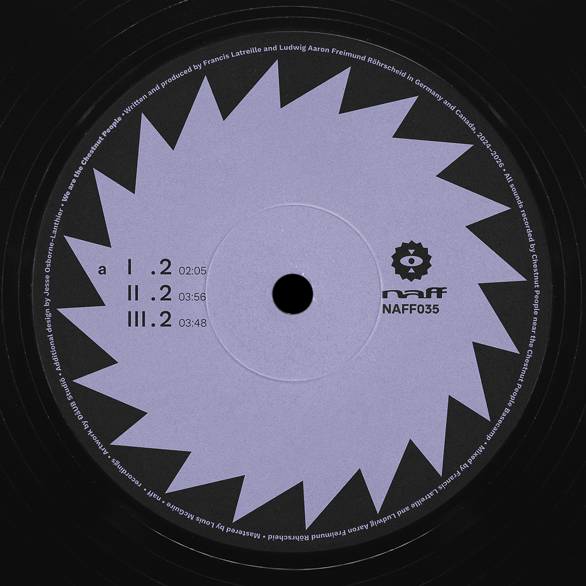 Chestnut People  &  Priori  &  Ludwig A.F. - Chestnut People Volume 2 | NAFF (NAFF035) - 4