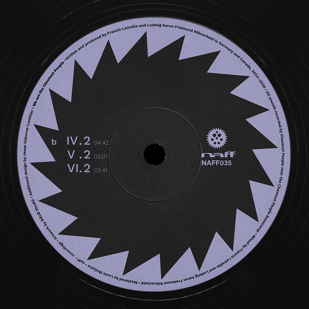Chestnut People  &  Priori  &  Ludwig A.F. - Chestnut People Volume 2 | NAFF (NAFF035) - 3