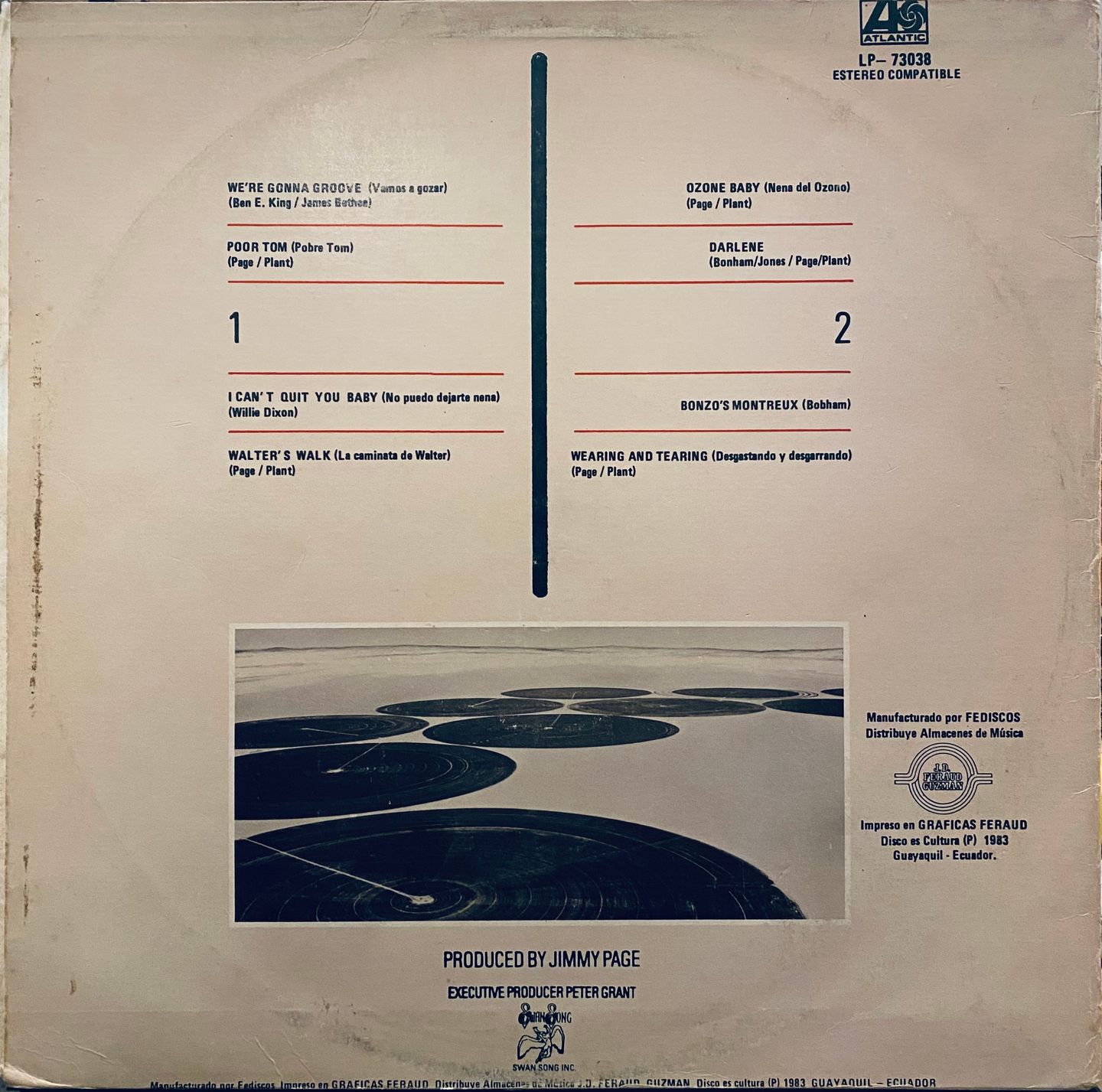 Led Zeppelin - Coda | Atlantic (LP-73038) - 2