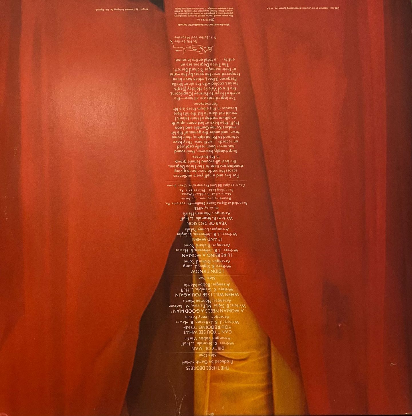 The Three Degrees - The Three Degrees | Philadelphia International Records (PIR 65858) - 2