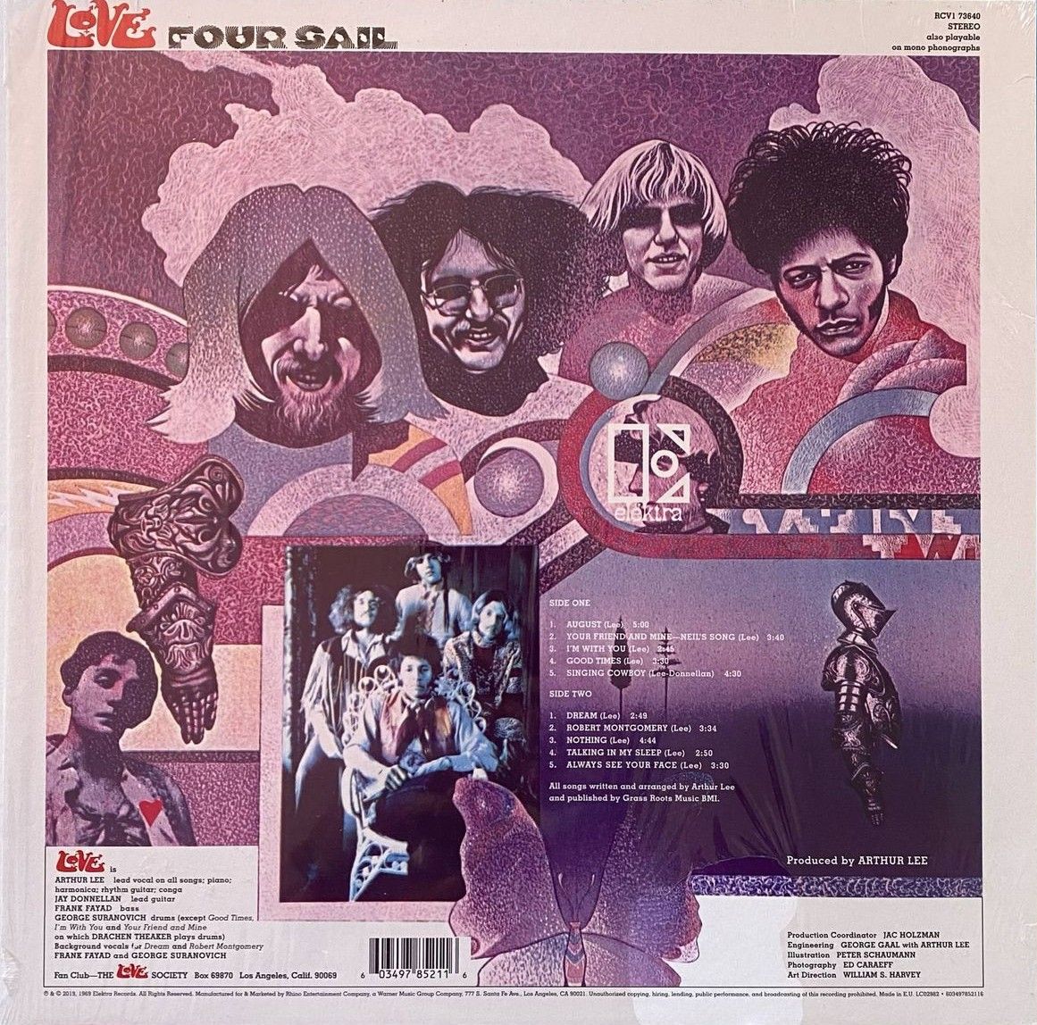 Love - Four Sail | Elektra (RCV1 73640) - 2