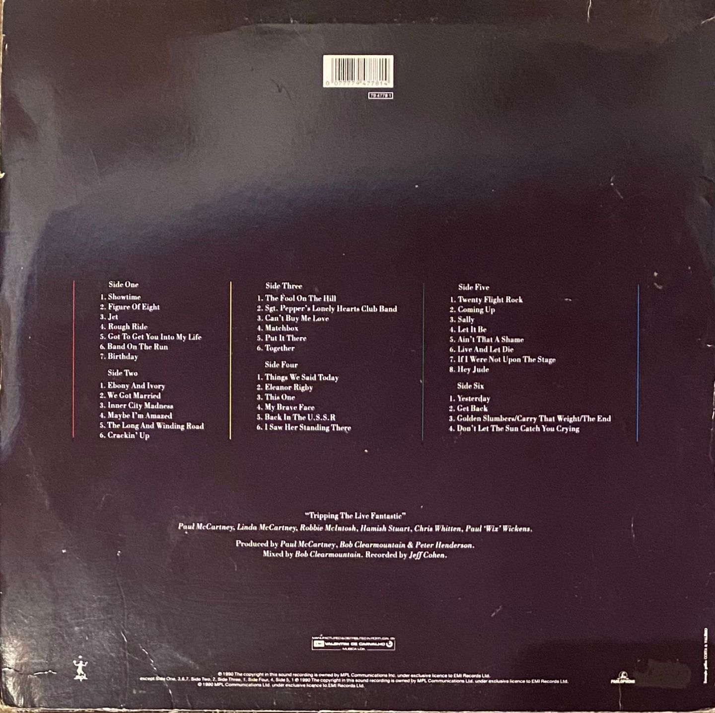 Paul McCartney - Tripping The Live Fantastic | Parlophone (3-62 7947781) - 2