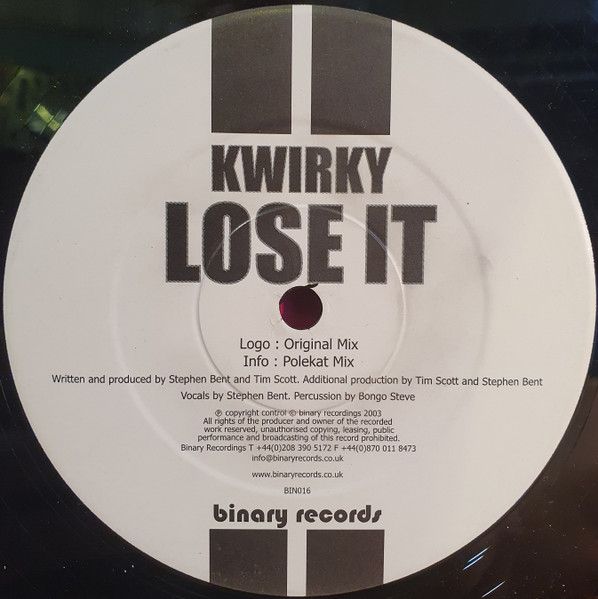 Kwirky - Lose It | Binary Records (BIN016)