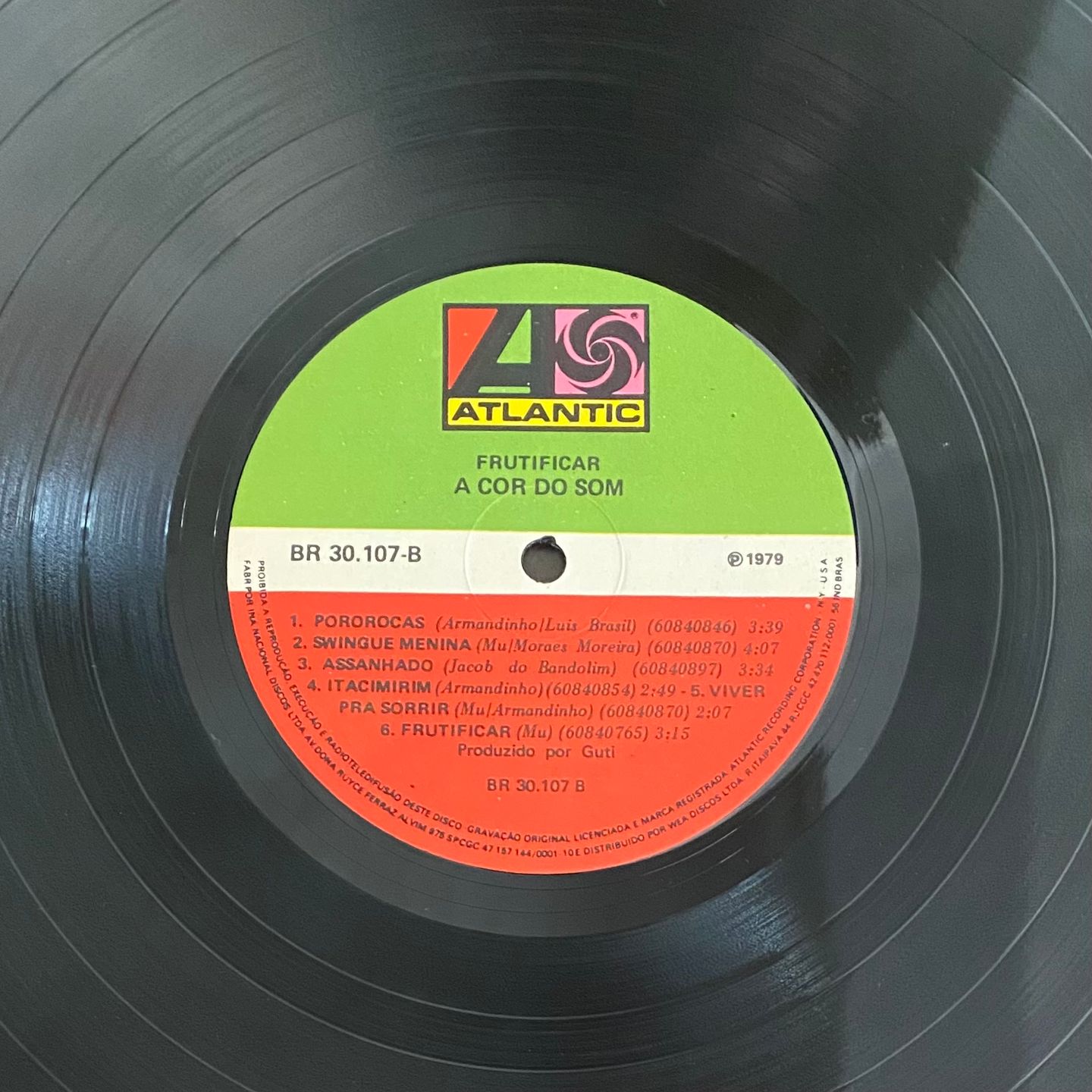 A Cor Do Som - Frutificar | Atlantic (BR 30.107) - 4
