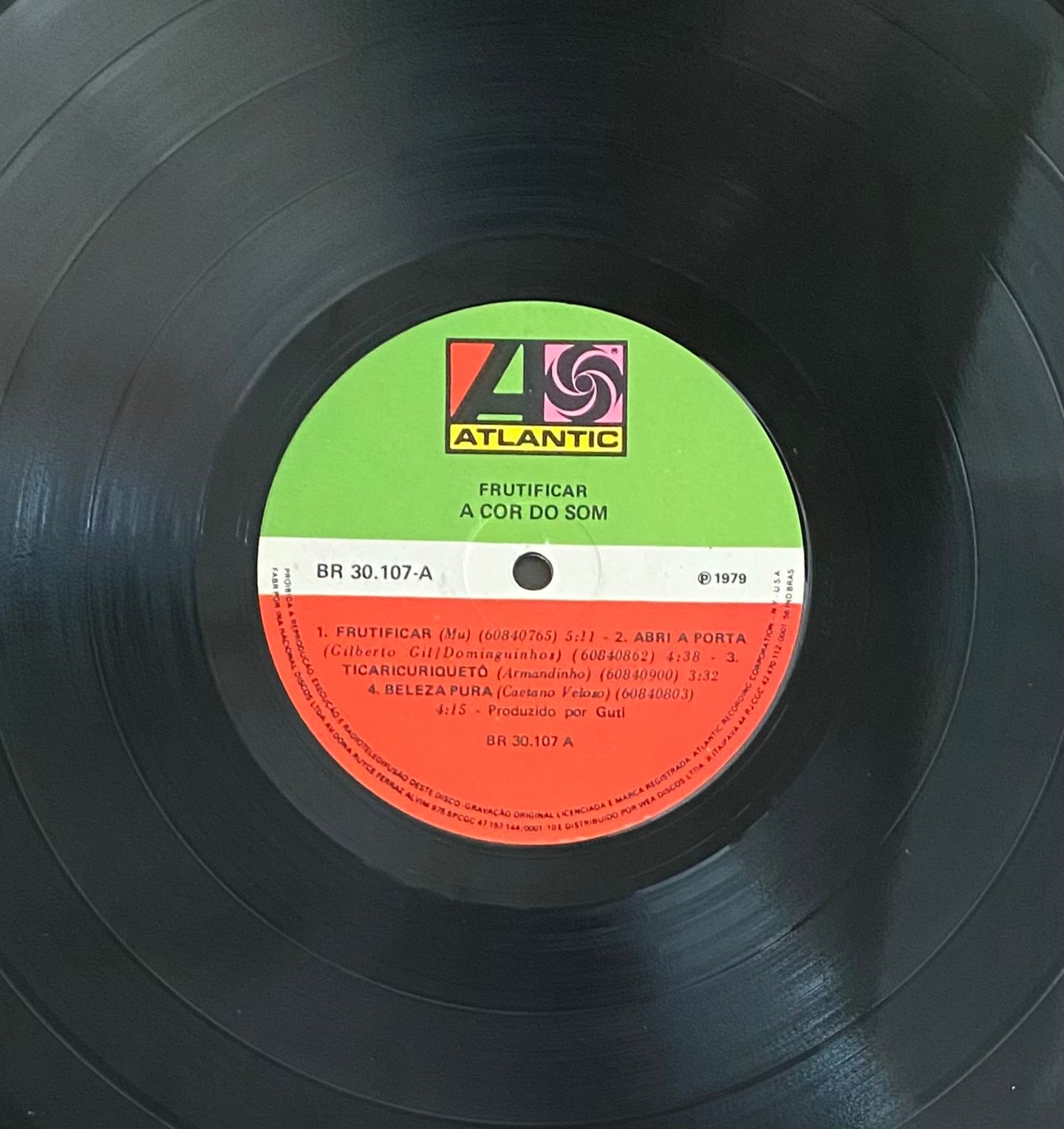 A Cor Do Som - Frutificar | Atlantic (BR 30.107) - 3