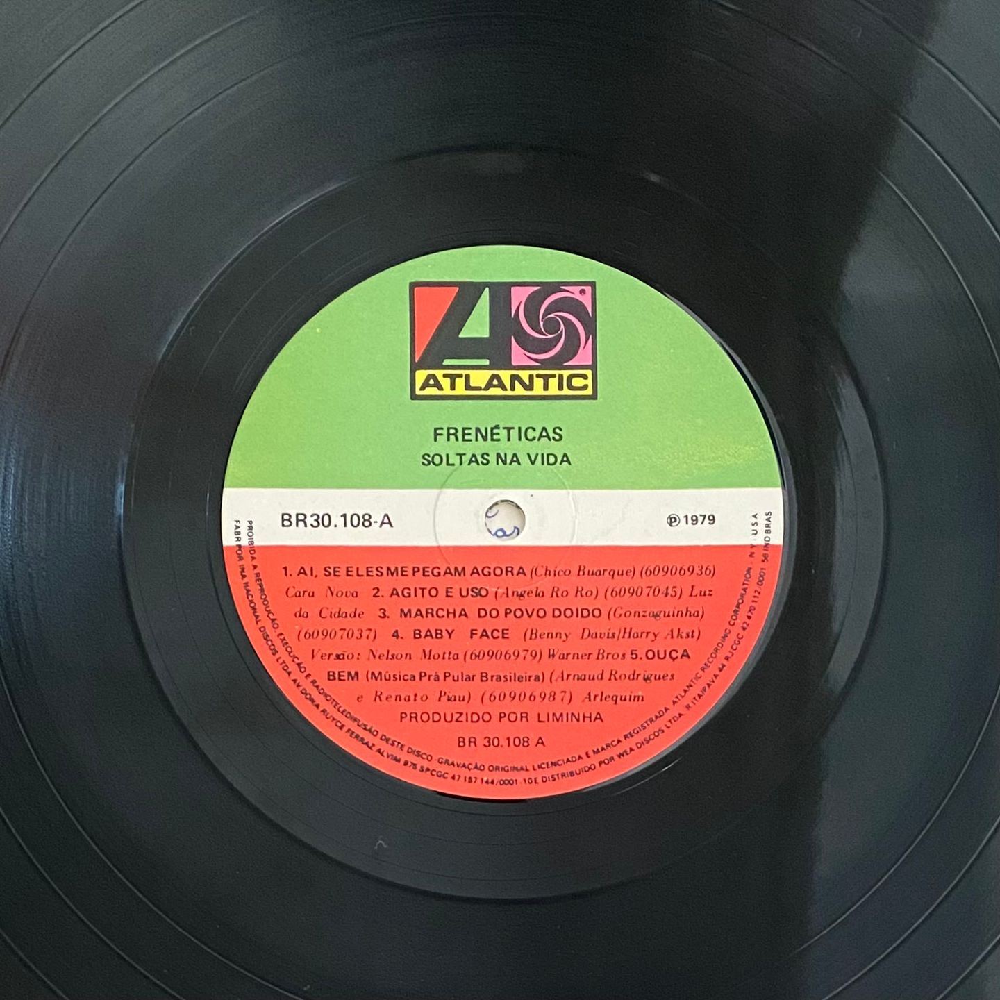 Frenéticas - Soltas Na Vida | WEA (BR 30.108) - 3