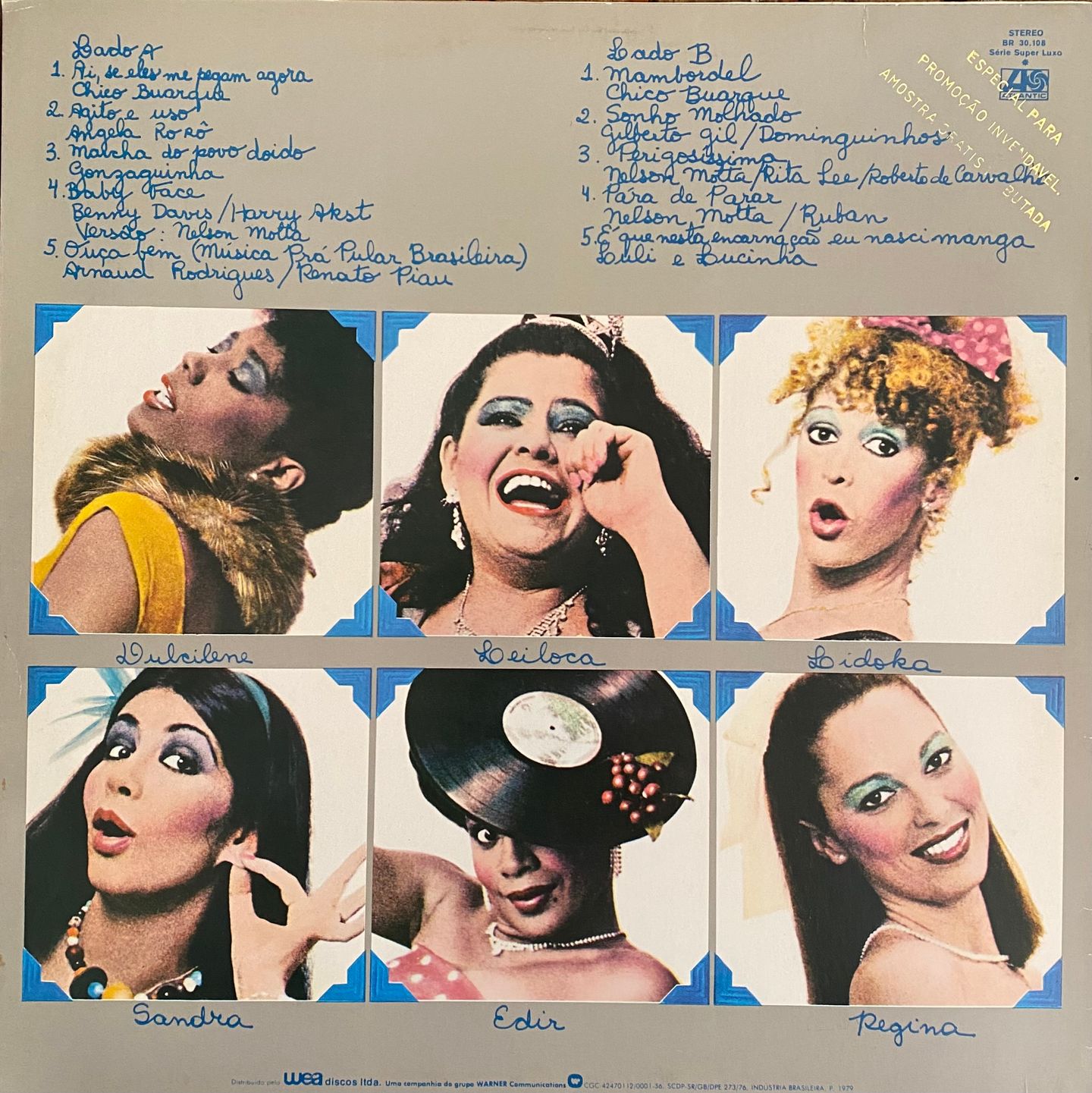 Frenéticas - Soltas Na Vida | WEA (BR 30.108) - 2