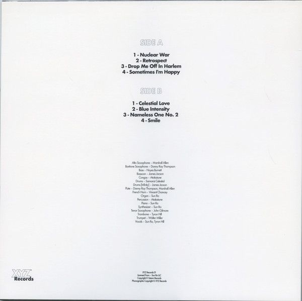 The Sun Ra Arkestra - Nuclear War | Xyz Records (XYZ 01) - 2