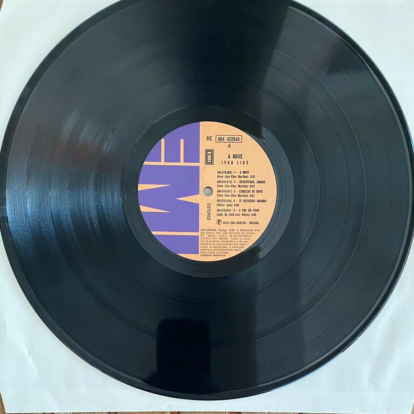 Ivan Lins - A Noite | EMI (31C 064 422849) - 3 Ivan Lins - A Noite | EMI (31C 064 422849) - 3
