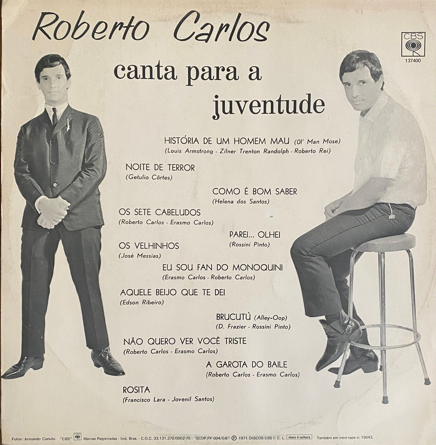 Roberto Carlos - Canta Para A Juventude | CBS (137400) - 2 Roberto Carlos - Canta Para A Juventude | CBS (137400) - 2