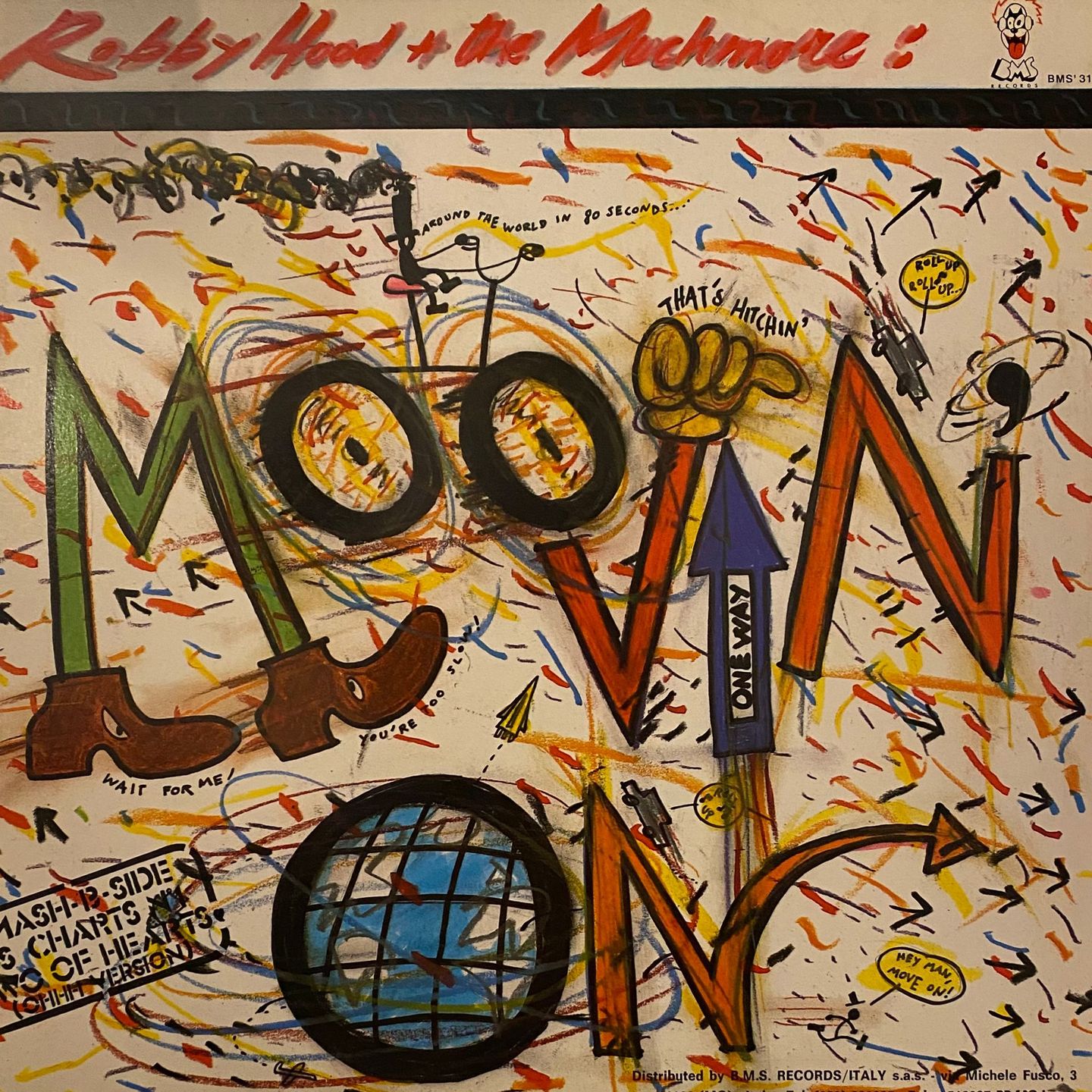 Robby Hood And The Much More - Moovin' On | BMS Records (BMS 311) - 2