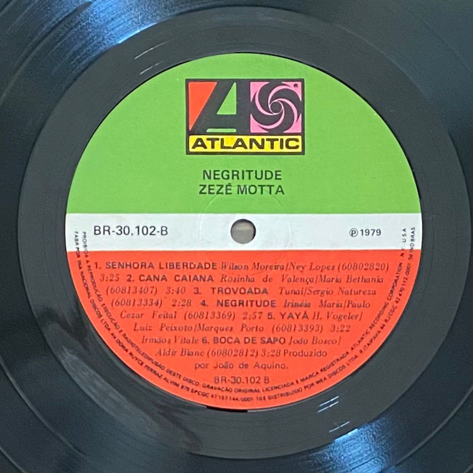 Zezé Motta - Negritude | Atlantic (BR 30.102) - 4 Zezé Motta - Negritude | Atlantic (BR 30.102) - 4