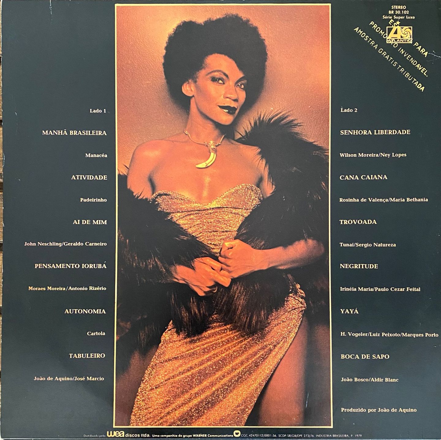 Zezé Motta - Negritude | Atlantic (BR 30.102) - 2 Zezé Motta - Negritude | Atlantic (BR 30.102) - 2