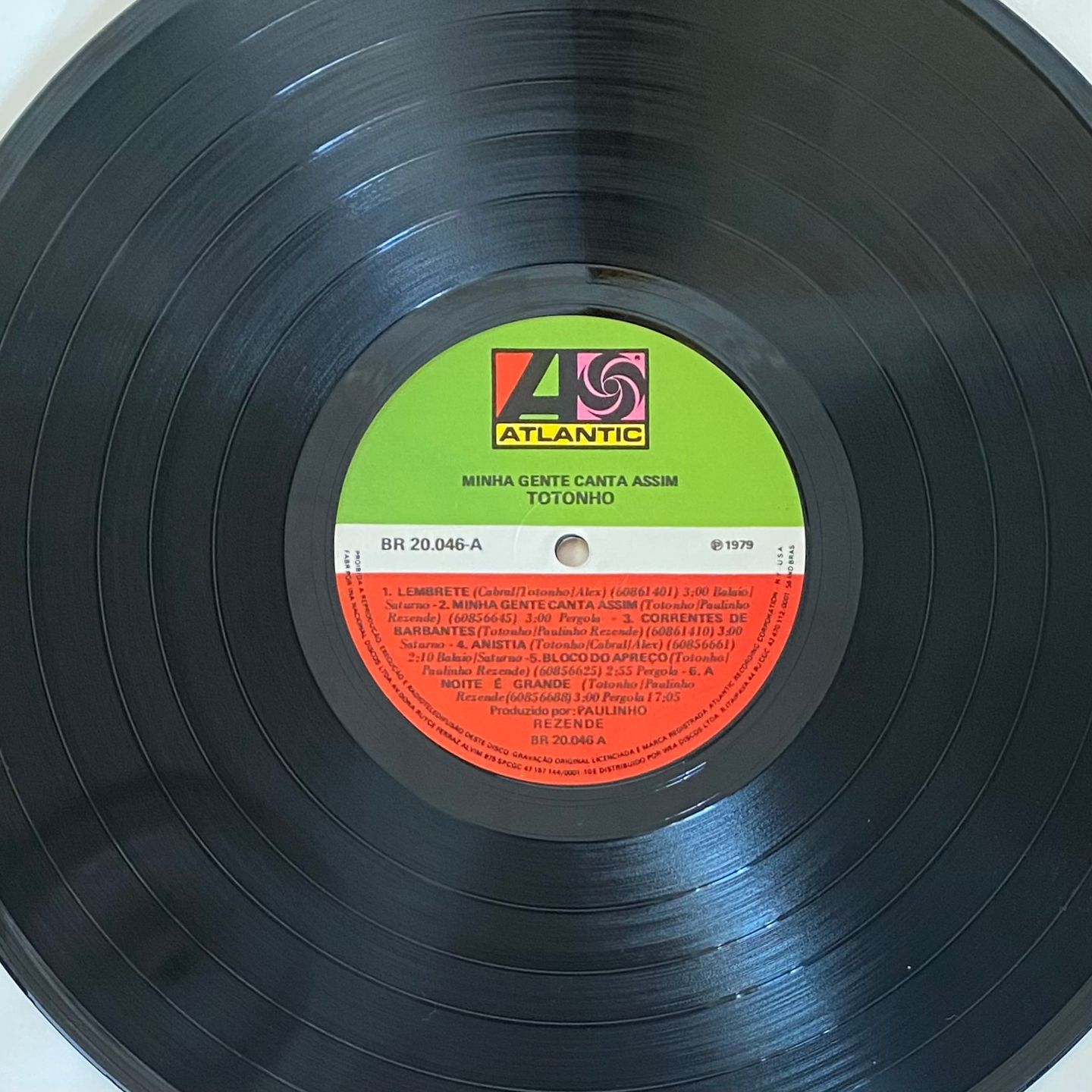 Totonho - Minha Gente Canta Assim | Atlantic (BR-20.046-B) - 3 Totonho - Minha Gente Canta Assim | Atlantic (BR-20.046-B) - 3