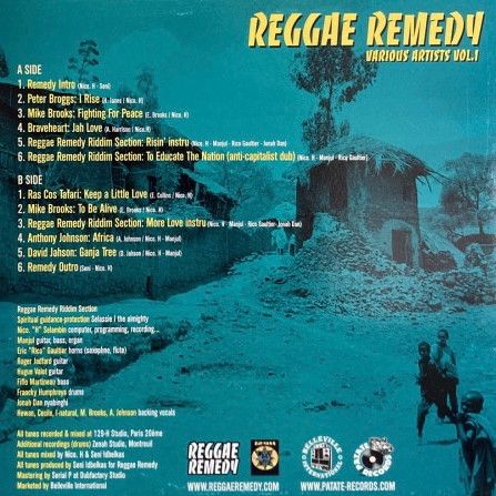 REGGAE REMEDY RIDDIM SECTION - Various Artists Vol. 1 | REGGAE REMEDY (none) - 2