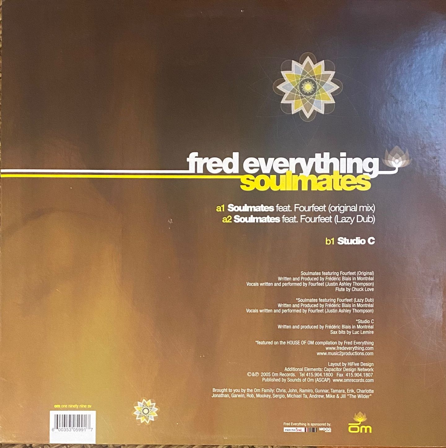 Fred Everything - Soulmates | OM Records (om199sv) - 2 Fred Everything - Soulmates | OM Records (om199sv) - 2
