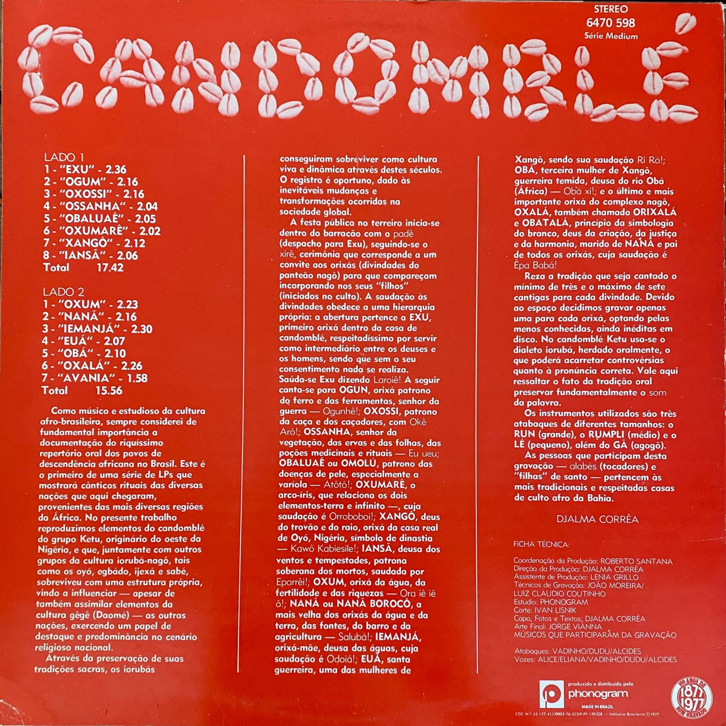 Djalma Correa - Candomblé | Fontana (6470598) - 2 Djalma Correa - Candomblé | Fontana (6470598) - 2