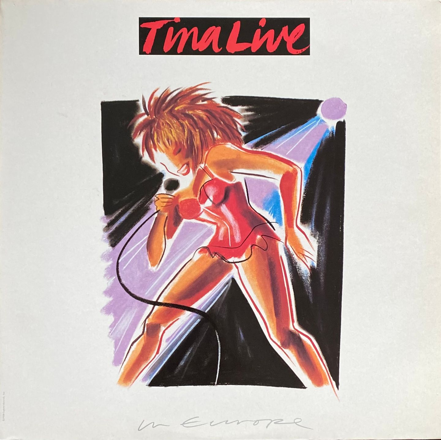 Tina Turner - Tina Live In Europe | Capitol Records (7 90126 1)