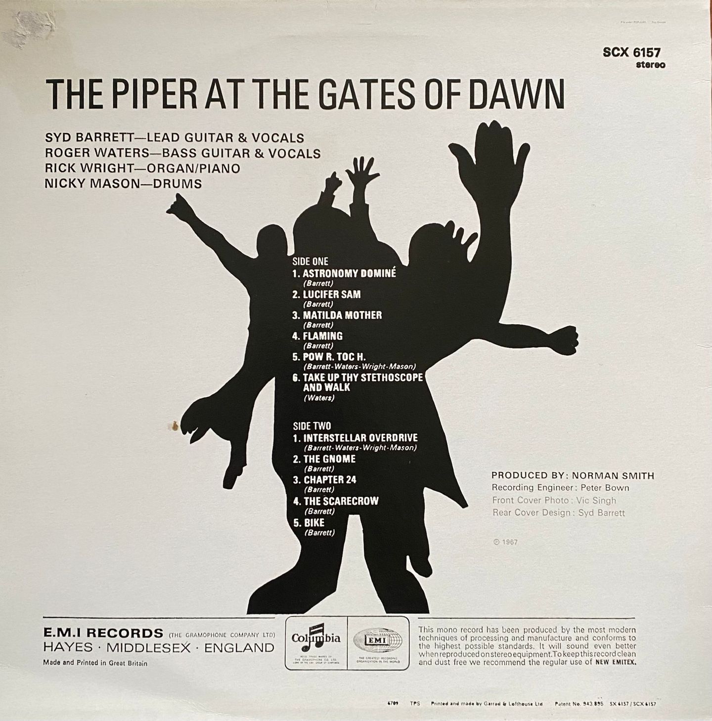 Pink Floyd - The Piper At The Gates Of Dawn | Columbia (SCX 6157) - 2