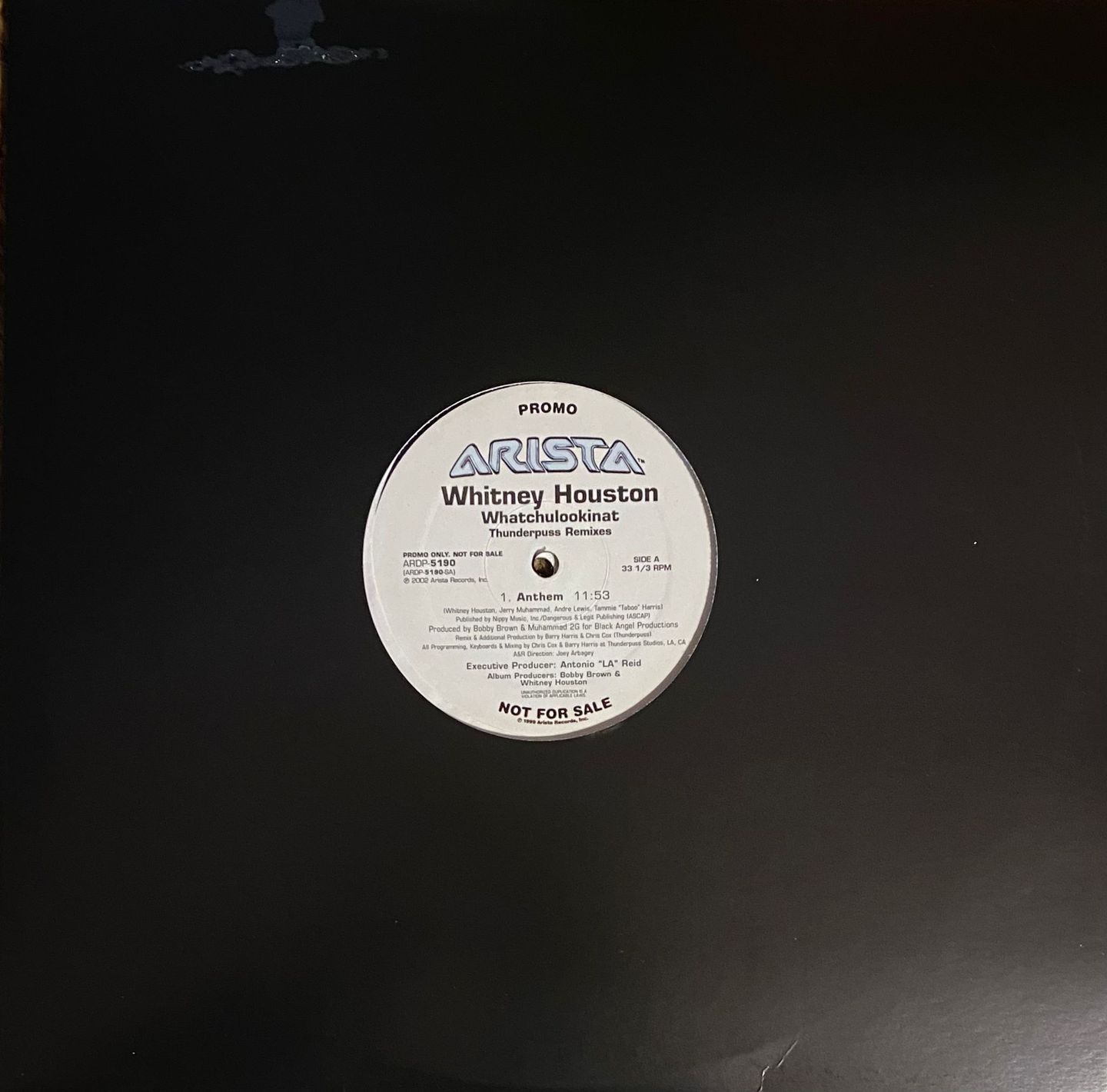 Whitney Houston - Whatchulookinat (Thunderpuss Remixes) | Arista (ARDP-5190) - main Whitney Houston - Whatchulookinat (Thunderpuss Remixes) | Arista (ARDP-5190) - main