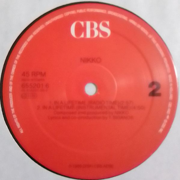 Nikko - In A Lifetime | CBS (655201 6) - 3 Nikko - In A Lifetime | CBS (655201 6) - 3